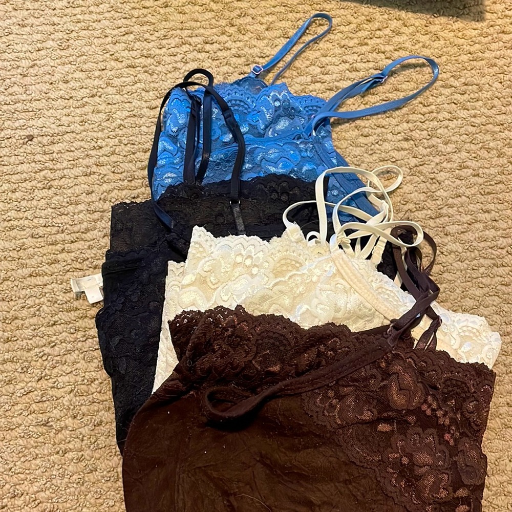 Lace Camisoles (5 in total)